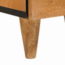 Natskab 2 pcs Lys Brun 40 x 33 x 46 cm Konstrueret træ