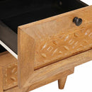 Sideboard med skuffe Lysebrun 33.5 x 40 x 75 cm