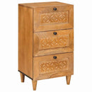 Sideboard med skuffe Lysebrun 33.5 x 40 x 75 cm