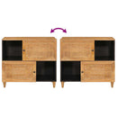 Sideboard 80 x 33 x 75 cm Massivt mangotræ
