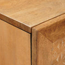Highboard Lysebrun 40 x 33 x 110 cm Massivt mangotræ