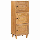 Highboard Lysebrun 40 x 33 x 110 cm Massivt mangotræ