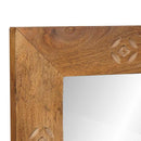 vægspejl Rektangulær 70 x 50 cm Konstrueret træ og glas