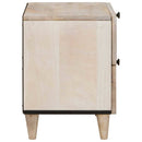 Natskab 2 pcs Hvid 40 x 33 x 46 cm Konstrueret træ