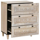 Sideboard Hvid 60 x 33 x 75 cm Massivt mangotræ
