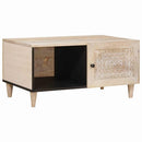 Sofabord Hvid 100 x 54 x 40 cm Konstrueret træ