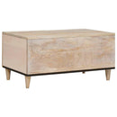 Sofabord Hvid 100 x 54 x 40 cm Konstrueret træ