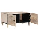 Sofabord Hvid 80 x 54 x 40 cm Konstrueret træ