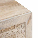 Sofabord Beige 100 x 54 x 40 cm Konstrueret træ