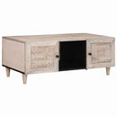 Sofabord Beige 100 x 54 x 40 cm Konstrueret træ