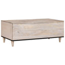 Sofabord Beige 100 x 54 x 40 cm Konstrueret træ