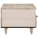 Sofabord Bleg Hvid 80 x 54 x 40 cm Massivt mangotræ