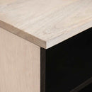 TV-skab med skuffe Bleg Hvid 100 x 33 x 46 cm Massivt mangotræ