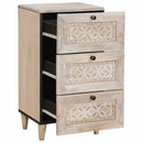 Sideboard med skuffe Hvid 33.5 x 40 x 75 cm