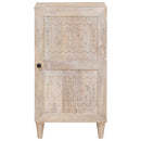 Sideboard Bleg Hvid 40 x 33 x 75 cm Massivt mangotræ