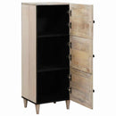Highboard Hvid 40 x 33 x 110 cm Massivt mangotræ