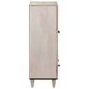 Highboard Hvid 60 x 33 x 100 cm Massivt mangotræ