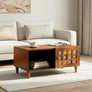 Sofabord Brun 80 x 50 x 40 cm Massivt mangotræ