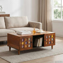 Sofabord Brun 100 x 54 x 40 cm Massivt mangotræ