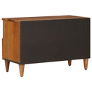 Sofabord med skuffe Brun 80 x 54 x 40 cm Massivt mangotræ