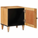 Natskab 2 pcs Naturfarvet 40 x 33 x 46 cm Massivt mangotræ