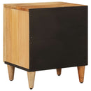 Natskab 2 pcs Naturfarvet 40 x 33 x 46 cm Massivt mangotræ