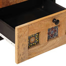 Natskab 2 pcs Naturfarvet 40 x 33 x 46 cm Massivt mangotræ