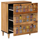 Sideboard Naturfarvet 60 x 33 x 75 cm Massivt mangotræ
