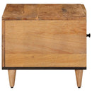 Sofabord Naturfarvet 80 x 50 x 40 cm Massivt mangotræ