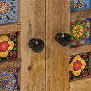 Sofabord Naturfarvet 80 x 50 x 40 cm Massivt mangotræ