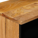 Natskab 2 pcs Naturfarvet 40 x 33 x 46 cm Massivt mangotræ