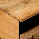 Sofabord Naturfarvet 80 x 54 x 40 cm Massivt mangotræ