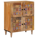 Sideboard med dør Naturfarvet 60 x 33 x 75 cm Massivt mangotræ
