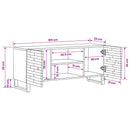 TV-skab med opbevaring Brun 105 x 33 x 46 cm Massivt mangotræ