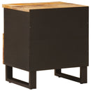 Sengekabinett 2 pcs Brun 40 x 33 x 46 cm Massivt mangotræ