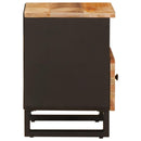 Sengekabinett 2 pcs Brun 40 x 33 x 46 cm Massivt mangotræ
