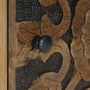 Natskab 2 pcs Brun 40 x 33,5 x 46 cm Massivt mangotræ