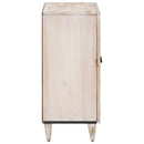 Opbevarings Sideboard Hvid 60 x 33,5 x 75 cm Massivt mangotræ