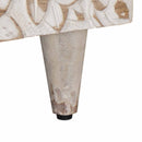 Sofabord Hvid 100 x 54 x 40 cm Massivt mangotræ