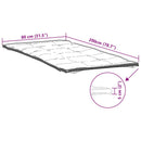 madrasbeskytter 80x200 cm hvid