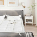 madrasbeskytter 160x200 cm hvid