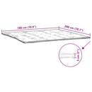 madrasbeskytter 180x200 cm hvid