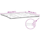 madrasbeskytter 200x200 cm hvid