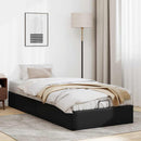 osmannisk sengeramme uden madras 80x200 cm kunstlæder sort