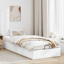 osmannisk sengeramme uden madras 80x200 cm kunstlæder hvid
