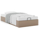 osmannisk sengeramme uden madras 80x200 cm kunstlæder cappucino
