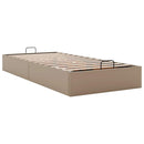 osmannisk sengeramme uden madras 80x200 cm kunstlæder cappucino