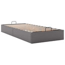 osmannisk sengeramme uden madras 90x200 cm kunstlæder grå