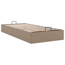 osmannisk sengeramme uden madras 90x200 cm kunstlæder cappucino