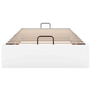 osmannisk sengeramme uden madras 100x200 cm kunstlæder hvid
